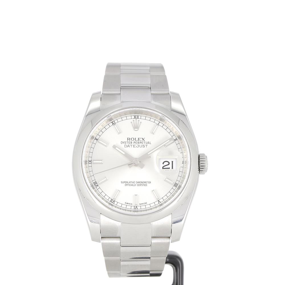 Montre Rolex Oyster Perpetual Datejust 116200 cadran silver automatique d'occasion